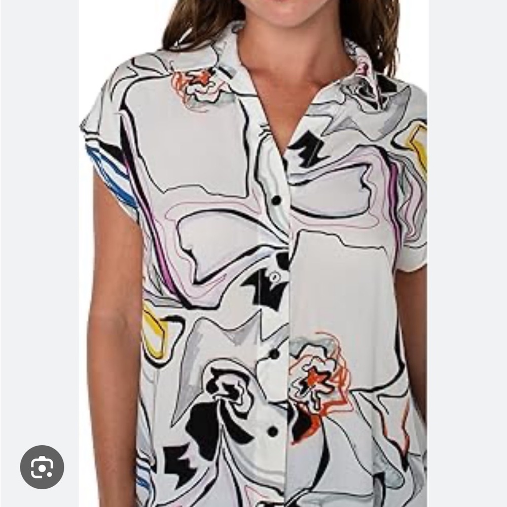 Liverpool Women's Multicolor Abstract Top